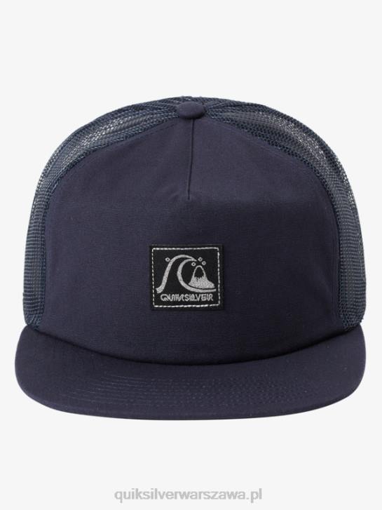 mężczyźni Quiksilver czapka typu trucker z pojedynczą płetwą 4DBV1716 granatowa marynarka