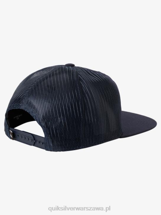 mężczyźni Quiksilver czapka typu trucker z pojedynczą płetwą 4DBV1716 granatowa marynarka