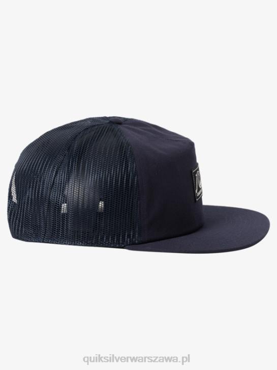 mężczyźni Quiksilver czapka typu trucker z pojedynczą płetwą 4DBV1716 granatowa marynarka