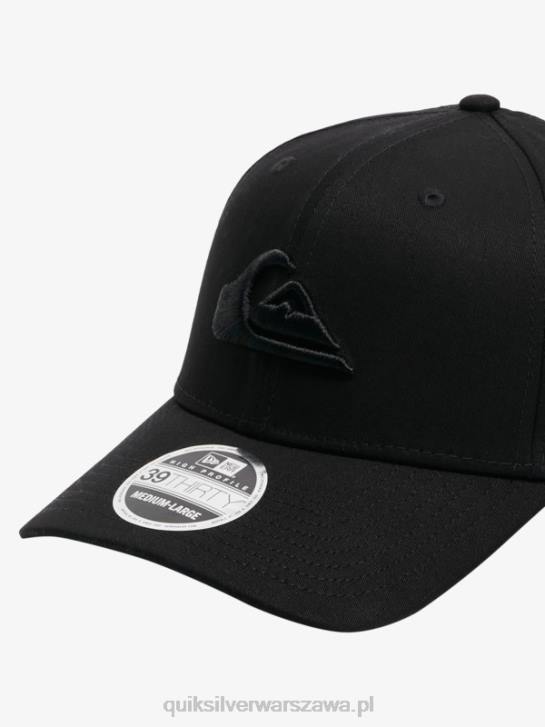 mężczyźni Quiksilver czapka z daszkiem górskim ï¼† z elastyczną falą 4DBV1680 czarny