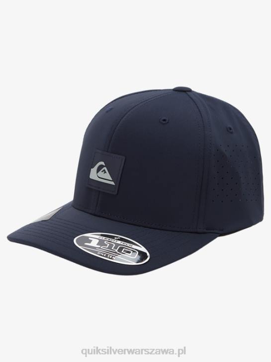 mężczyźni Quiksilver dopasowana czapka flexfit 4DBV805 insygnia niebieskie