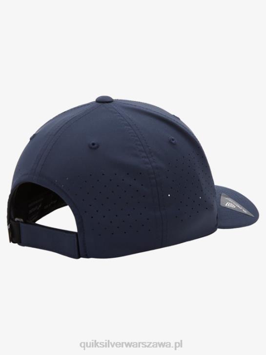 mężczyźni Quiksilver dopasowana czapka flexfit 4DBV805 insygnia niebieskie