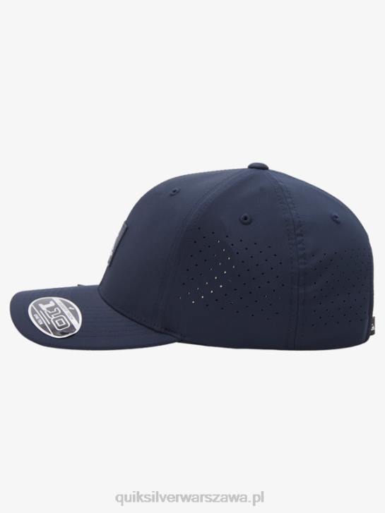 mężczyźni Quiksilver dopasowana czapka flexfit 4DBV805 insygnia niebieskie