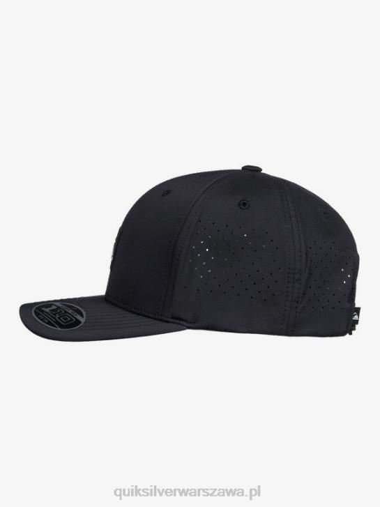 mężczyźni Quiksilver dopasowana czapka flexfit 4DBV806 czarny