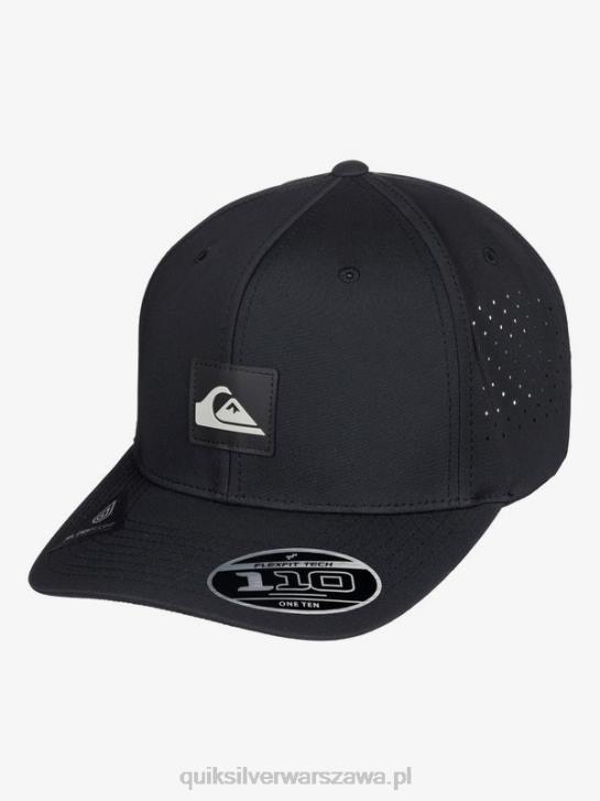 mężczyźni Quiksilver dopasowana czapka flexfit 4DBV806 czarny