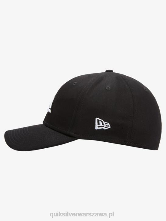 mężczyźni Quiksilver elastyczna czapka z daszkiem górskim i falistym 4DBV1679 czarny biały