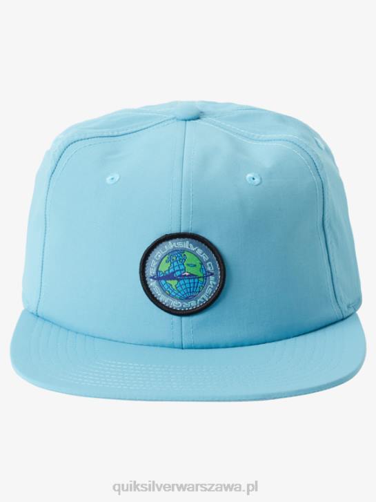 mężczyźni Quiksilver hydro inteligentna czapka z daszkiem 4DBV1700 niebieski delphinium