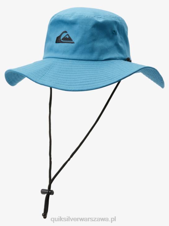 mężczyźni Quiksilver kapelusz boonie bushmaster safari 4DBV124 marokański niebieski