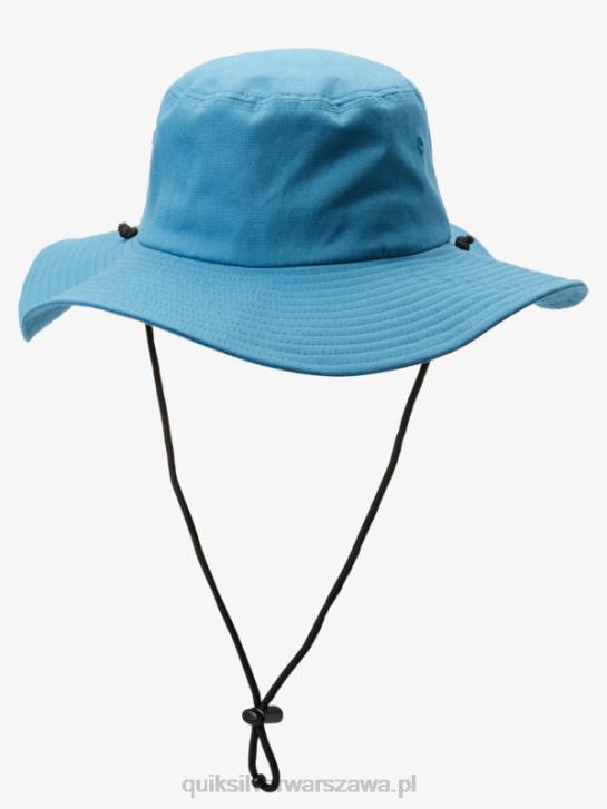 mężczyźni Quiksilver kapelusz boonie bushmaster safari 4DBV124 marokański niebieski