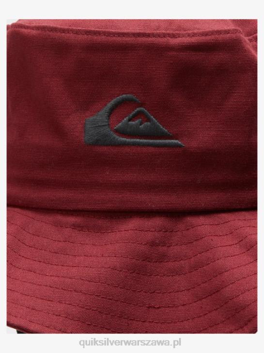mężczyźni Quiksilver kapelusz boonie bushmaster safari 4DBV125 Marsala