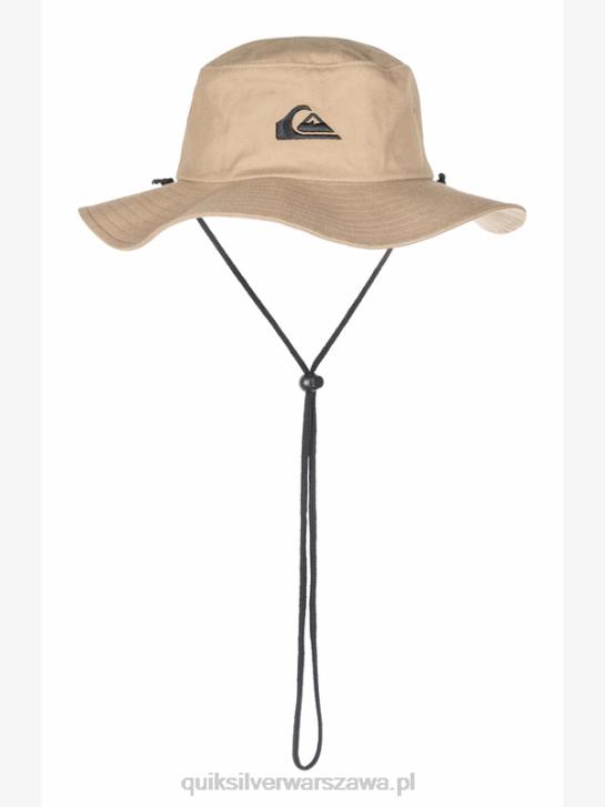 mężczyźni Quiksilver kapelusz boonie bushmaster safari 4DBV1519 khaki