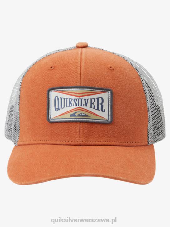 mężczyźni Quiksilver kapelusz ciężarówki trawlera 4DBV439 mekka pomarańcza