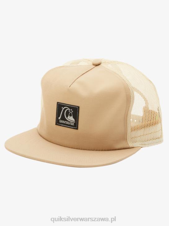 mężczyźni Quiksilver kraciasta czapka z daszkiem 4DBV756 oliwkowy szary