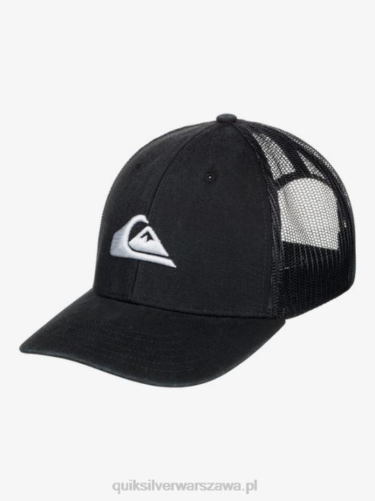 mężczyźni Quiksilver naziemna czapka trucker 4DBV599 czarny