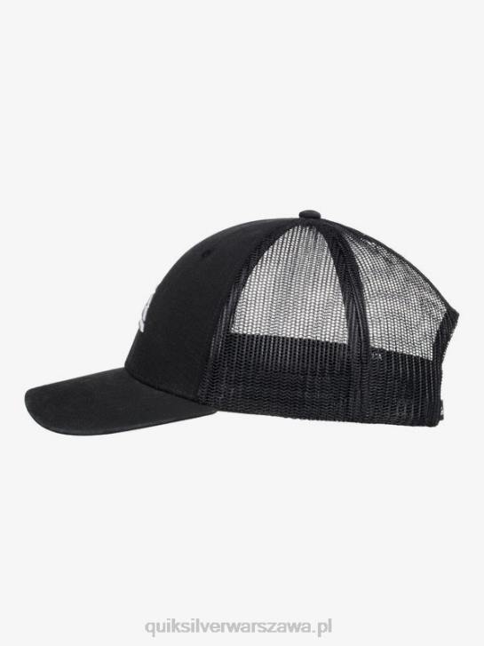 mężczyźni Quiksilver naziemna czapka trucker 4DBV599 czarny