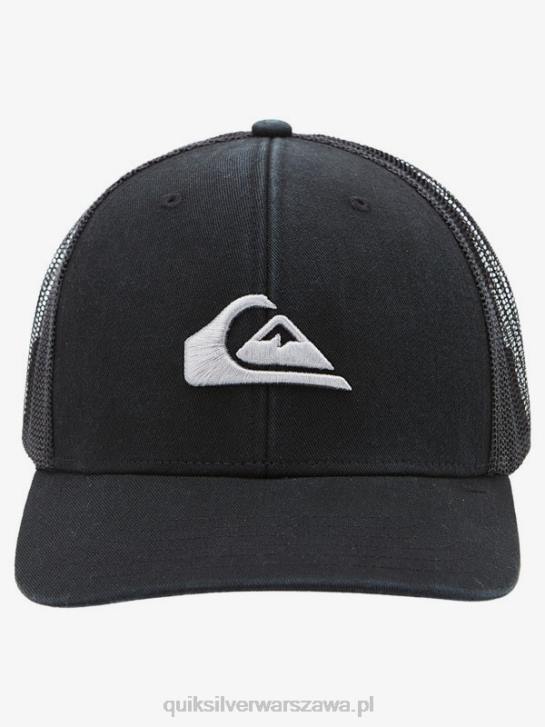 mężczyźni Quiksilver naziemna czapka trucker 4DBV599 czarny