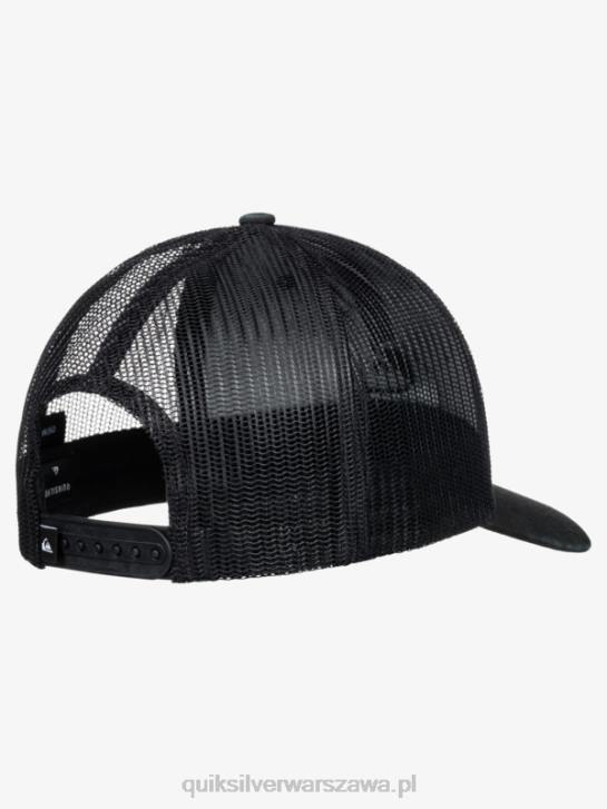 mężczyźni Quiksilver naziemna czapka trucker 4DBV599 czarny