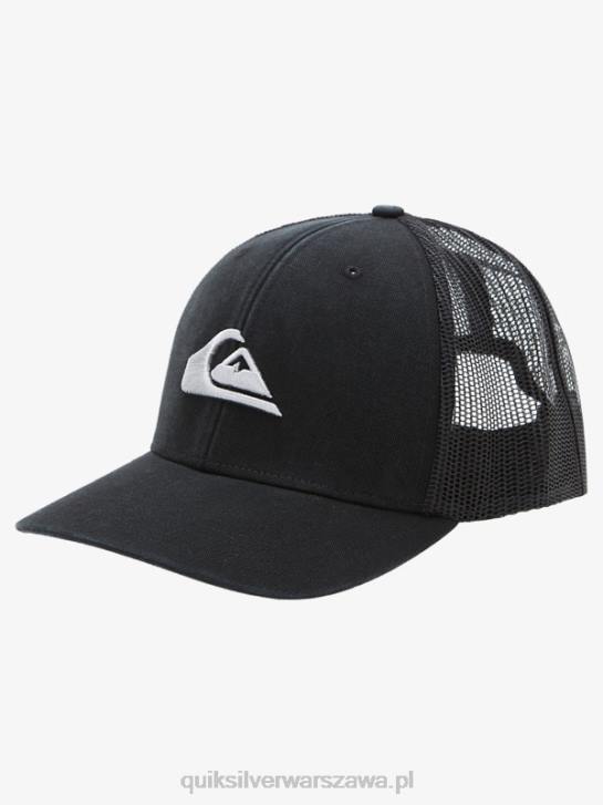 mężczyźni Quiksilver naziemna czapka trucker 4DBV599 czarny