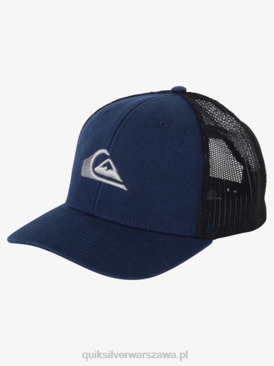 mężczyźni Quiksilver naziemna czapka trucker 4DBV601 marynarka o północy