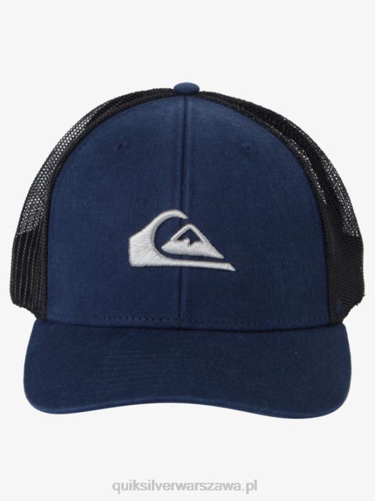 mężczyźni Quiksilver naziemna czapka trucker 4DBV601 marynarka o północy