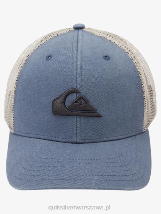 mężczyźni Quiksilver naziemna czapka trucker 4DBV602 ciemny łupek