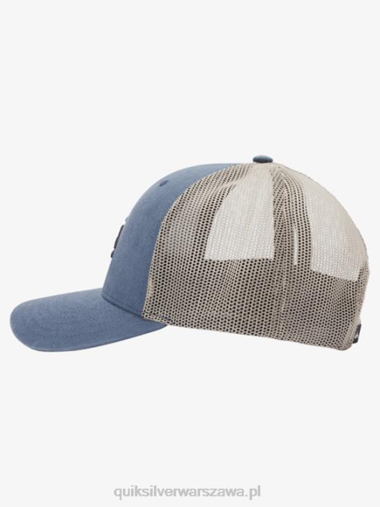 mężczyźni Quiksilver naziemna czapka trucker 4DBV602 ciemny łupek