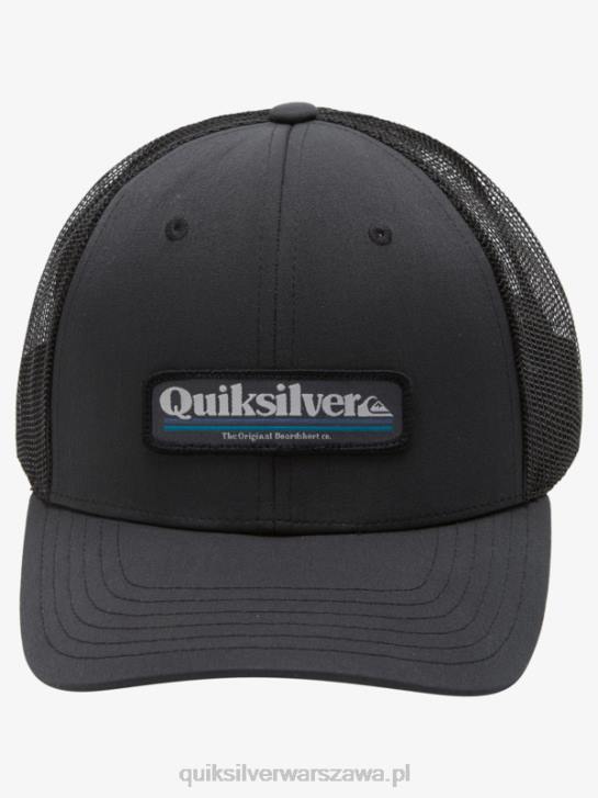 mężczyźni Quiksilver rufowa czapka typu trucker 4DBV965 czarny