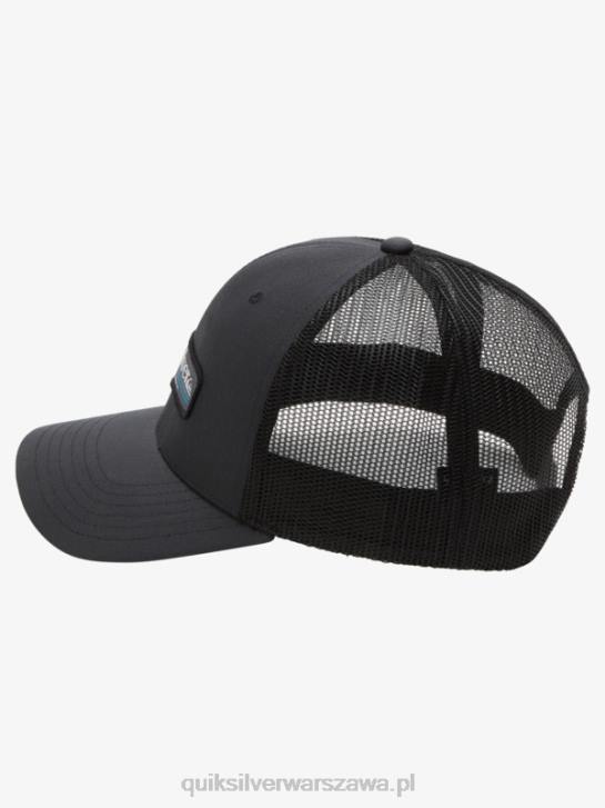 mężczyźni Quiksilver rufowa czapka typu trucker 4DBV965 czarny