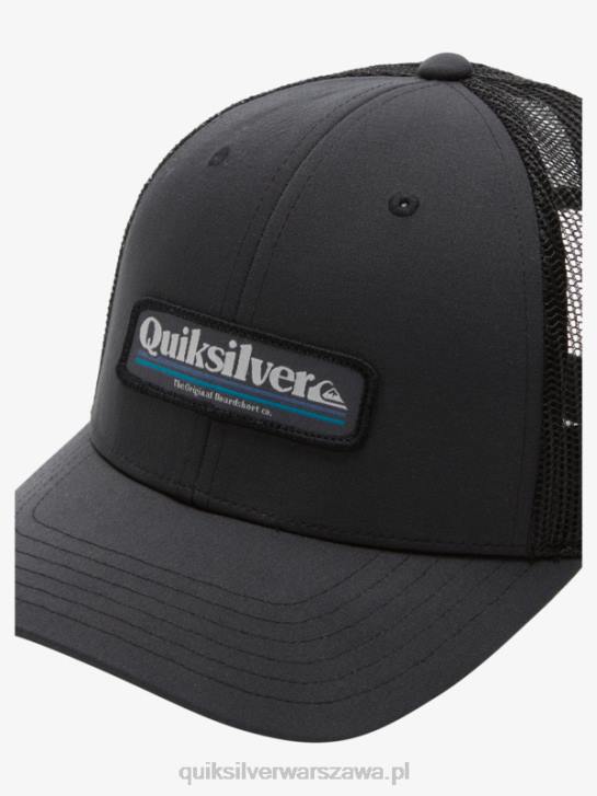mężczyźni Quiksilver rufowa czapka typu trucker 4DBV965 czarny