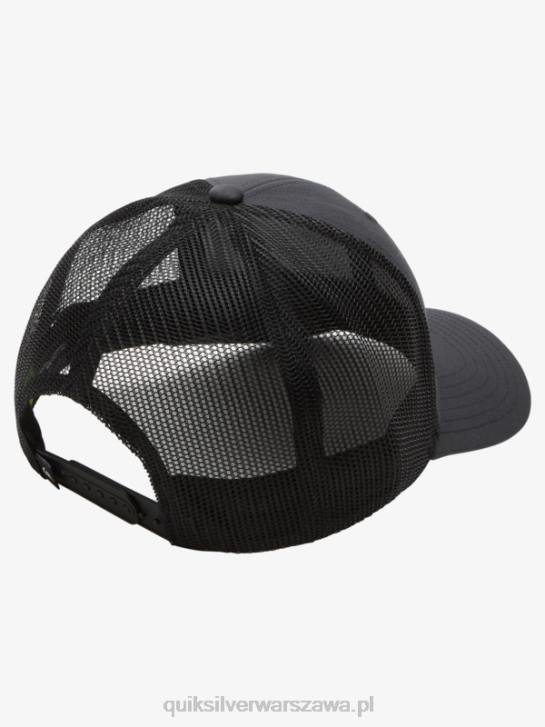 mężczyźni Quiksilver rufowa czapka typu trucker 4DBV965 czarny