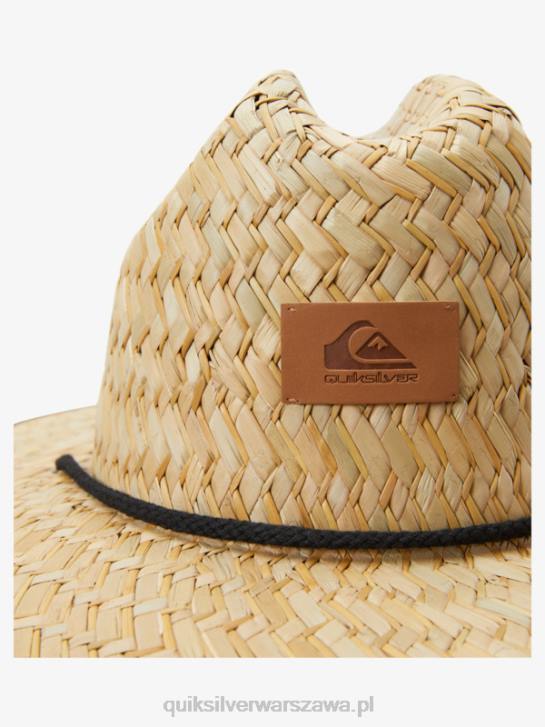 mężczyźni Quiksilver słomiany kapelusz ratownika z zewnątrz 4DBV386 asfalt
