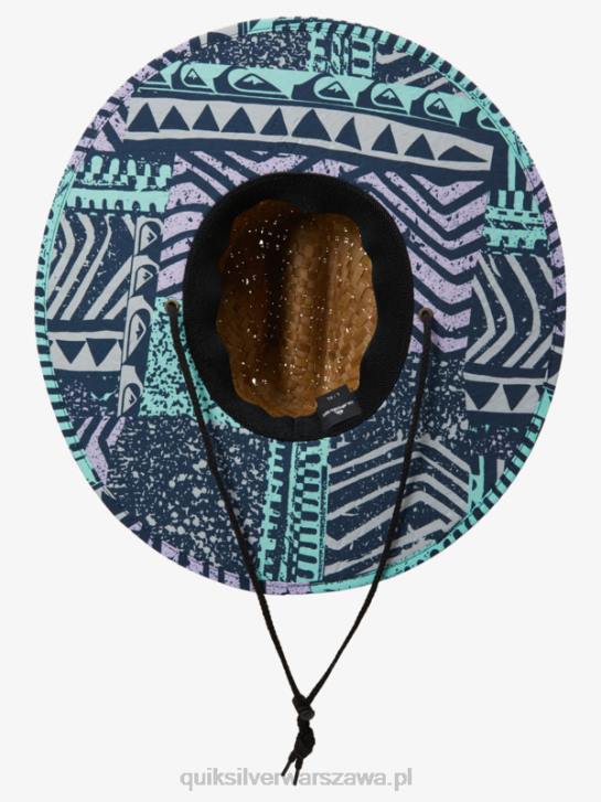 mężczyźni Quiksilver słomiany kapelusz ratownika z zewnątrz 4DBV388 szkło plażowe