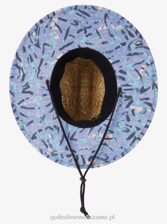 mężczyźni Quiksilver słomiany kapelusz ratownika z zewnątrz 4DBV389 mgiełka orchidei