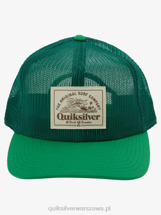 mężczyźni Quiksilver siateczkowa czapka typu trucker 4DBV1074 listowie