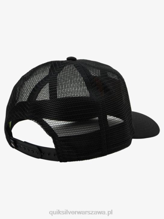 mężczyźni Quiksilver siateczkowa czapka typu trucker 4DBV1075 czarny