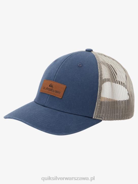 mężczyźni Quiksilver w dół czapki kierowcy ciężarówki 4DBV661 marynarka o północy