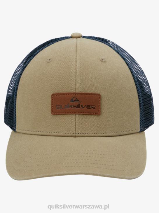 mężczyźni Quiksilver w dół czapki kierowcy ciężarówki 4DBV662 szarobrązowy plac