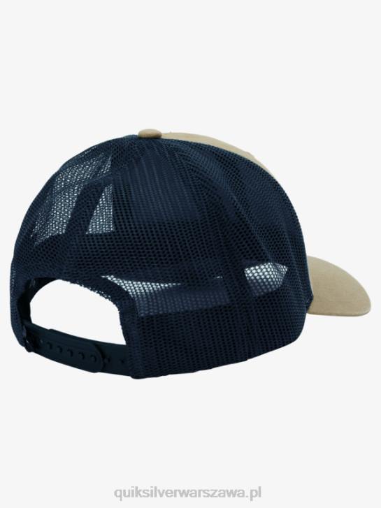 mężczyźni Quiksilver w dół czapki kierowcy ciężarówki 4DBV662 szarobrązowy plac