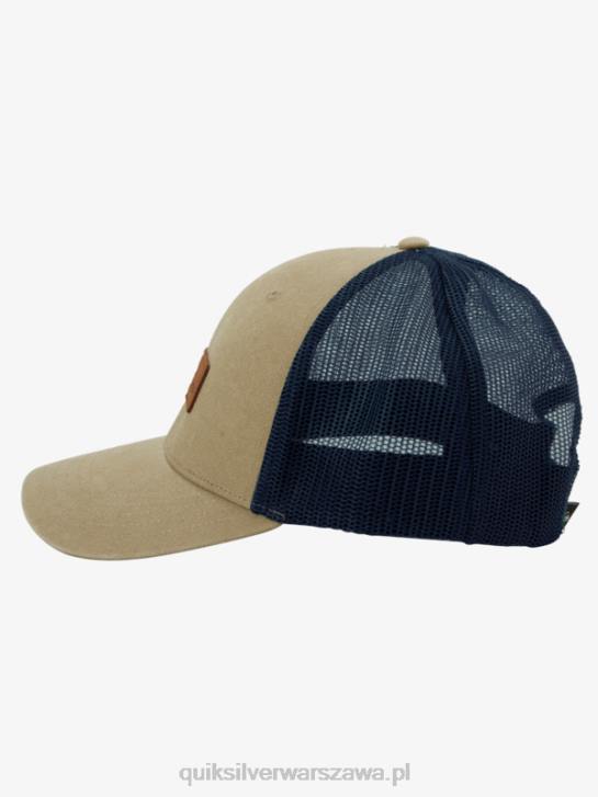 mężczyźni Quiksilver w dół czapki kierowcy ciężarówki 4DBV662 szarobrązowy plac