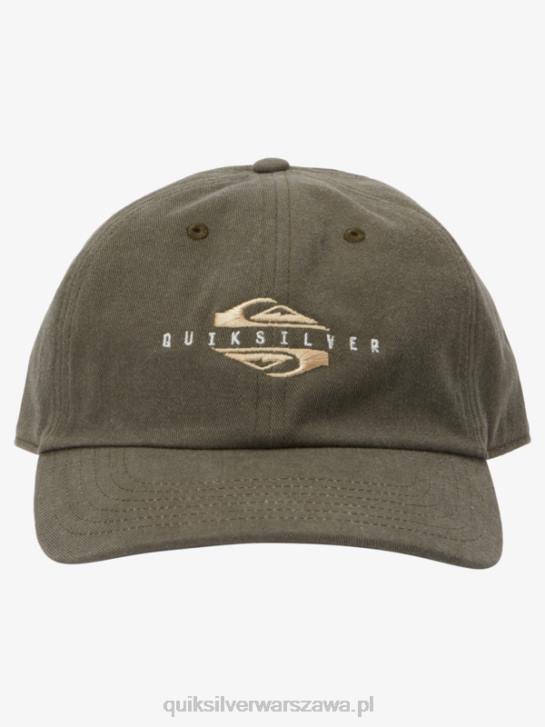 mężczyźni Quiksilver woskowany kapelusz bejsbolowy 4DBV566 chipsy czekoladowe