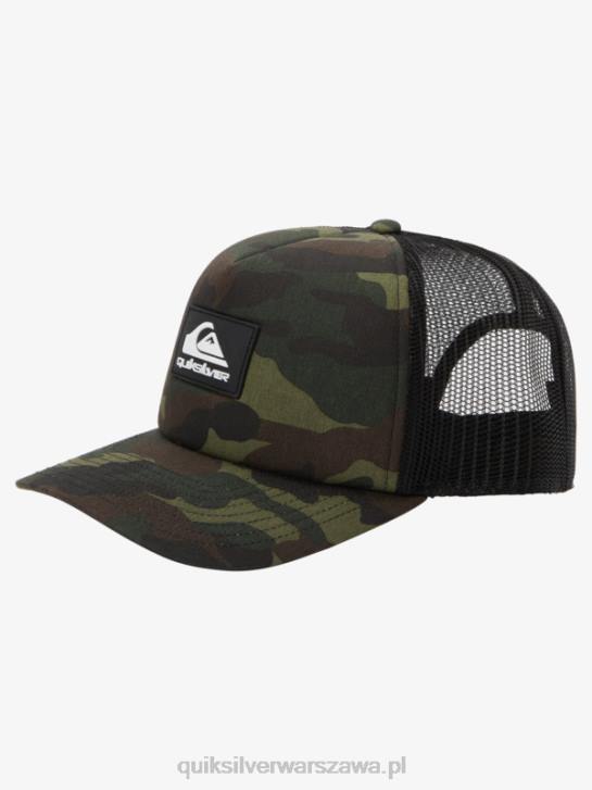 mężczyźni Quiksilver wszechmocna czapka z daszkiem 4DBV487 kamuflaż leśny
