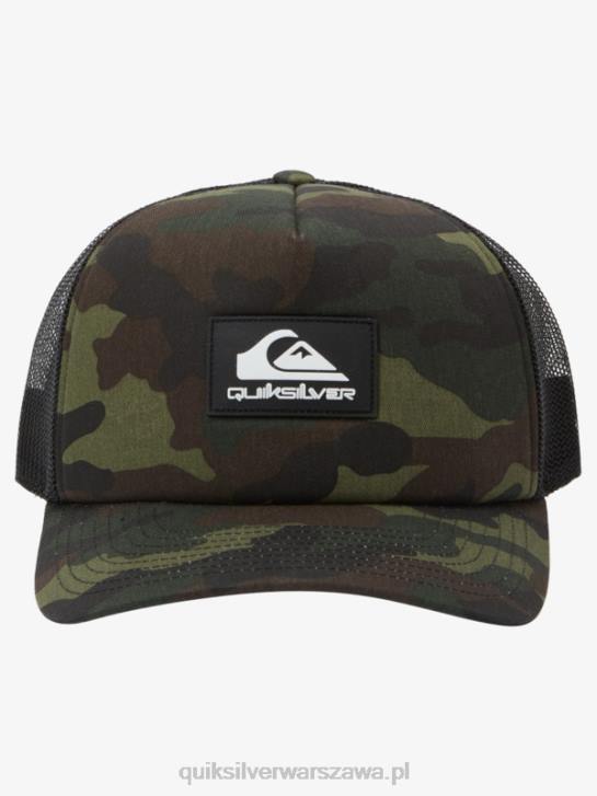 mężczyźni Quiksilver wszechmocna czapka z daszkiem 4DBV487 kamuflaż leśny