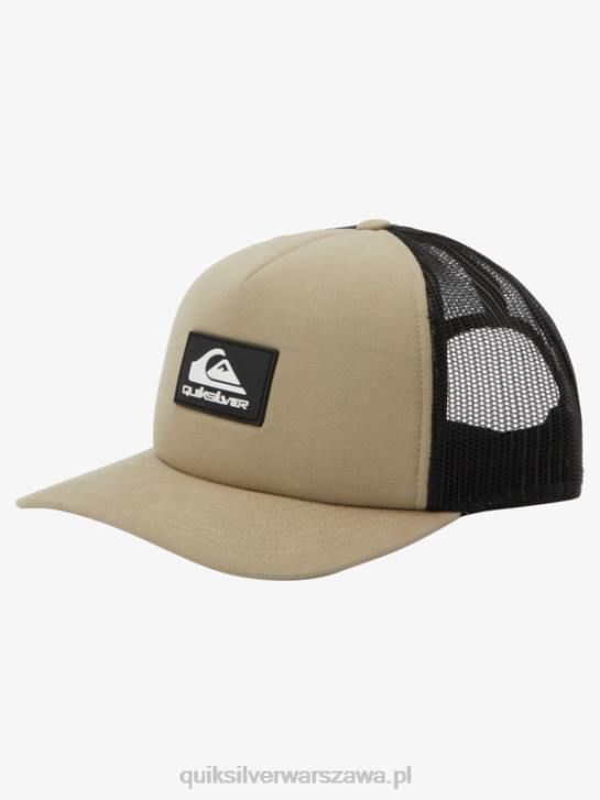 mężczyźni Quiksilver wszechmocna czapka z daszkiem 4DBV488 oliwkowy szary