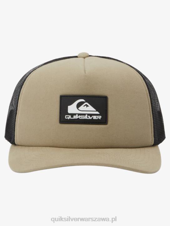 mężczyźni Quiksilver wszechmocna czapka z daszkiem 4DBV488 oliwkowy szary
