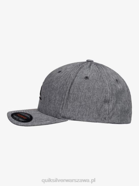 mężczyźni Quiksilver wzmocniona czapka flexifit 4DBV942 czarny