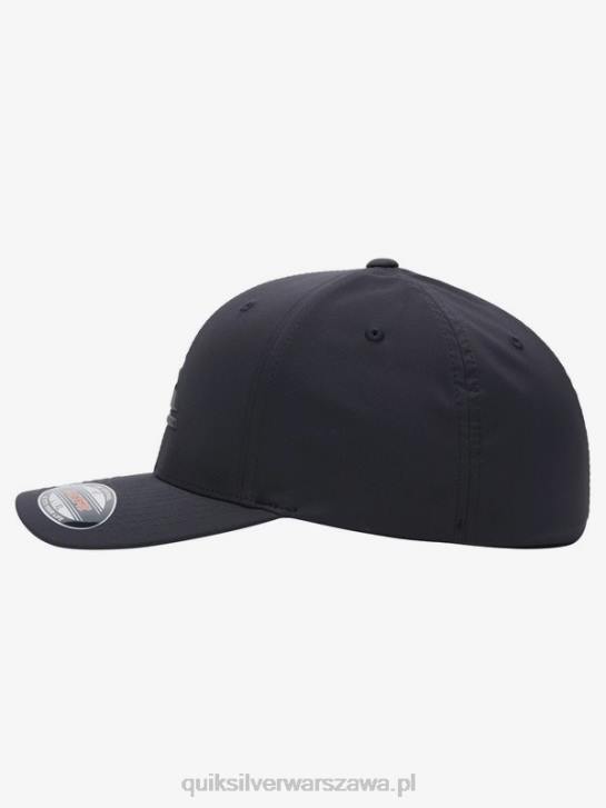 mężczyźni Quiksilver wzmocniona czapka flexifit 4DBV943 prawdziwa czerń