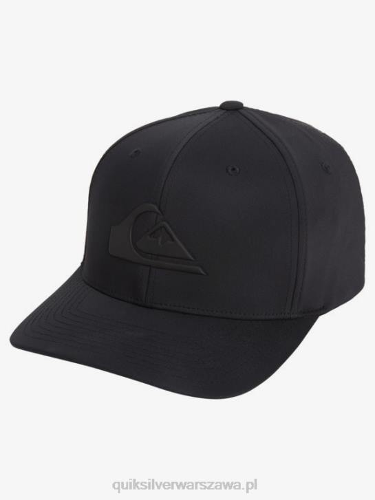 mężczyźni Quiksilver wzmocniona czapka flexifit 4DBV943 prawdziwa czerń