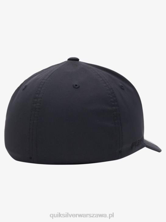 mężczyźni Quiksilver wzmocniona czapka flexifit 4DBV943 prawdziwa czerń