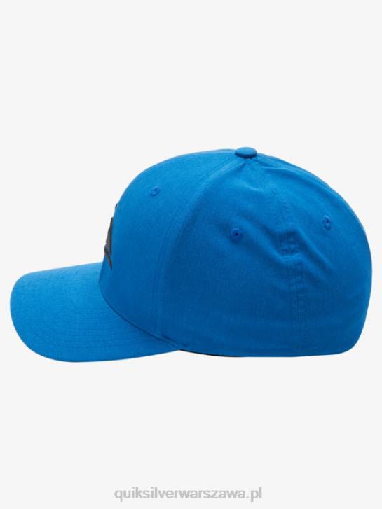 mężczyźni Quiksilver wzmocniona czapka flexifit 4DBV945 niebieski wrzos do nurkowania