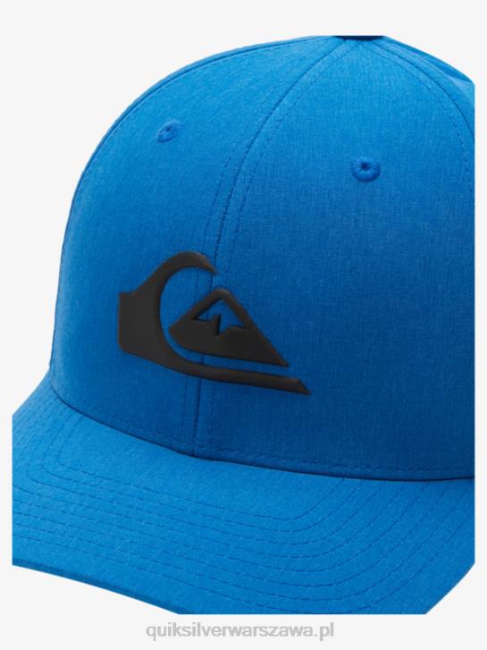 mężczyźni Quiksilver wzmocniona czapka flexifit 4DBV945 niebieski wrzos do nurkowania